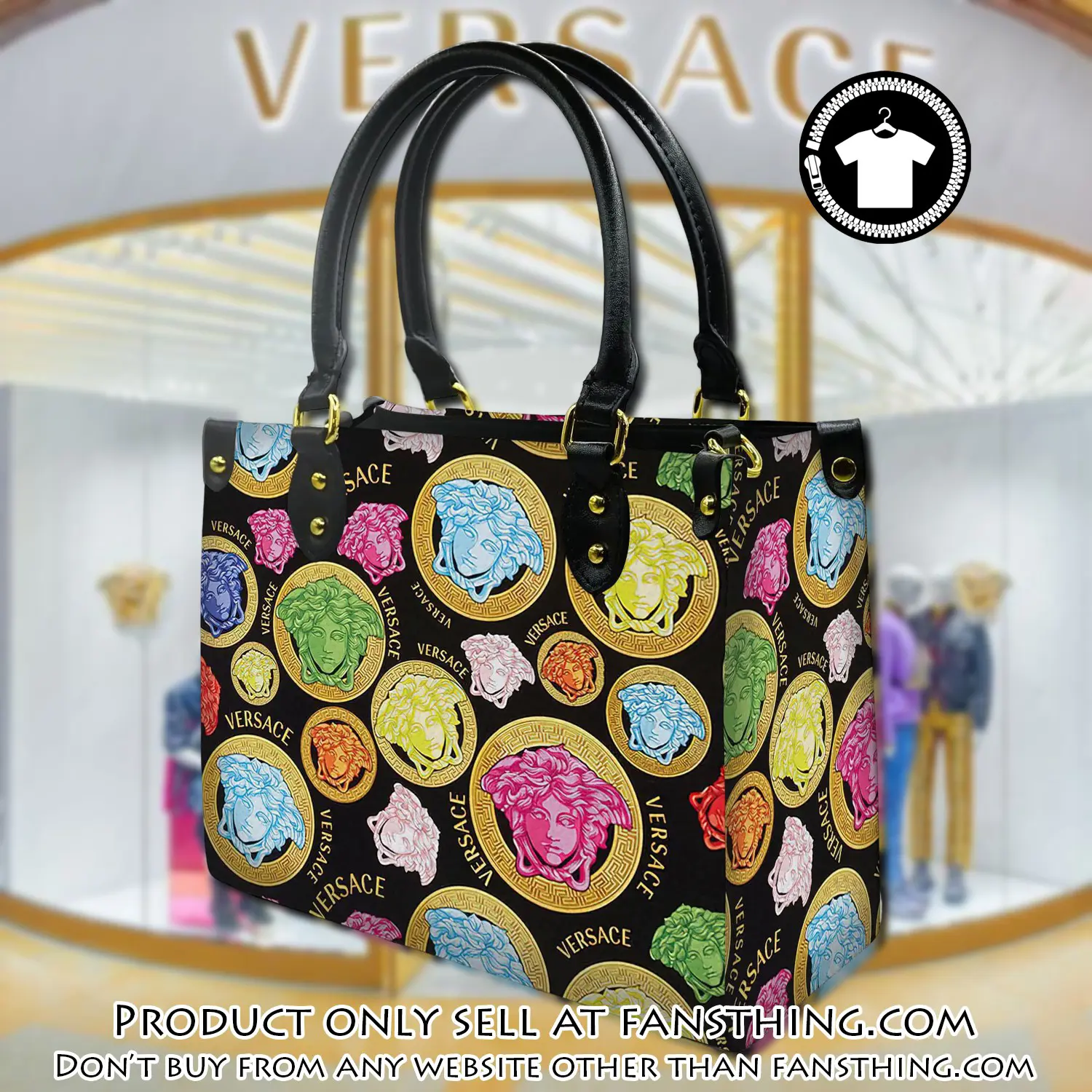 Versace women luxury leather handbag 3d lhb1040 fst0311688